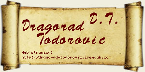 Dragorad Todorović vizit kartica
